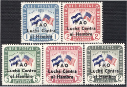 Honduras A- 302/06 1964 Lucha Contra El Hambre FAO MNH - Honduras