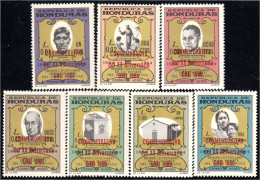 Honduras A- 382/88 1966 Conmemorativo Al XX Aniversario De La ONU MNH - Honduras