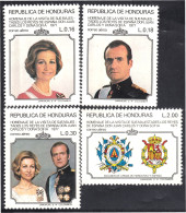 Honduras A- 573/76 1976 Reyes De España Don Juan Carlos Y Doña Sofía MNH - Honduras