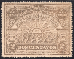 Honduras 170A 1920 Amanecer Presidente López Gutierrez MH - Honduras