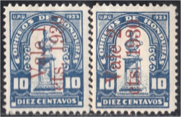 Honduras 219/20 1930 Busto De Dionisio De  Herrerra MH - Honduras