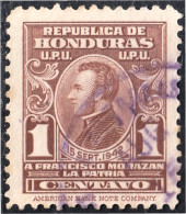 Honduras 260 1942 Centenario De La Muerte De Francisco Morazan Usados - Honduras