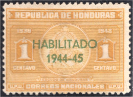 Honduras 261 1945 Escudo De Honduras MH - Honduras