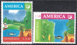 Honduras 277/78 1990 América Upae Paisajes MNH - Honduras