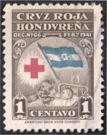 Honduras 2 1945 Beneficencia Cruz Roja Hondureña Usados - Honduras