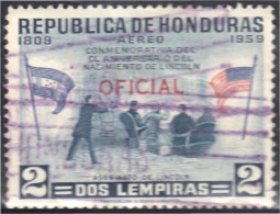 Honduras 79 1959 Servicio Oficial Aéreo Conmemorativo Al CL Aniversario De Lin - Honduras