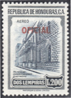 Honduras 57 1956 Servicio Oficial Aéreo Palacio De Comunicaciones Eléctricas M - Honduras
