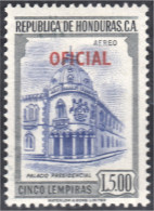 Honduras 58 1956 Servicio Oficial Aéreo Palacio Presidencial MNH - Honduras