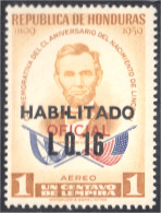 Honduras 99 1975 Servicio Oficial Aéreo Conmemorativo Al CL Aniversario De Lin - Honduras