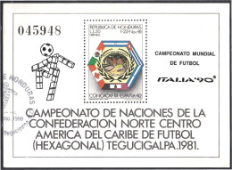 Honduras HB 41 1990 Campeonato De Naciones De La Federación Norte Centro Améri - Honduras