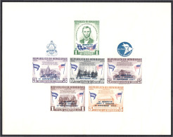 Honduras HB 6 1964 Conmemorativo Al Nacimiento De Abraham Lincoln MNH - Honduras