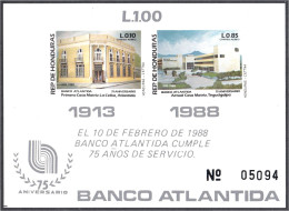 Honduras HB 36 1988 Banco Atlántida Casa Matriz MNH - Honduras