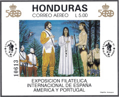 Honduras HB 44 1991 Espamer 91 Exposición Internacional España América - Portu - Honduras