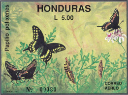 Honduras HB 43 1991 Mariposas Butteflies Fauna MNH - Honduras