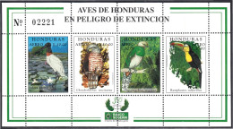 Honduras HB 59 1999 Aves En Peligro De Extinción MNH - Honduras