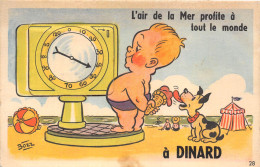 35-DINARD-CARTE A SYSTEME DEPLIANTE- L'AIR DE LA MER PROFITE A TOUT LE MONDE A DINARD - Dinard