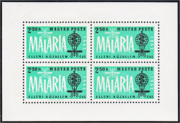 Hungría Hungary 1513 1962 Minihojita Erradicación Del Paludismo MNH - Autres & Non Classés