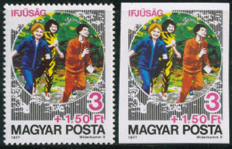 DEP4  Hungría Hungary  Nº 2565 Dentada Y Sin Dentar  1975  MNH - Other & Unclassified