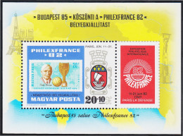 Hungría Hungary HB 160 1982 Philexfrance Exposición Filatélica Internacional M - Andere & Zonder Classificatie