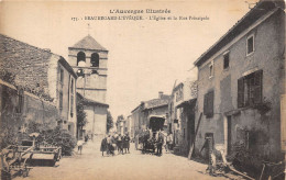 63-BEAUREGARD-L'EVÊQUE- L'EGLISE ET LA RUE PRINCIAPALE - Andere & Zonder Classificatie