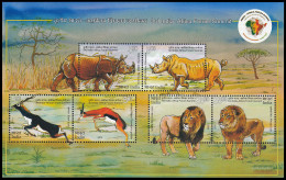 India HB 119 2015 3 Cumbre Del Forum África-India Fauna MNH - Otros & Sin Clasificación