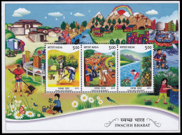 India HB 115 2015 Misión Swachh Bharat MNH - Andere & Zonder Classificatie