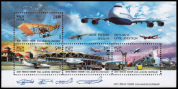 India HB 96 2012 Transporte 100 Años De La Aviación Civil MNH - Other & Unclassified