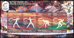 India HB 83 2010 19 Juegos De La Commonwealth Delhi MNH - Autres & Non Classés