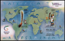 India HB 79 2010 19 Juegos De La Commonwealth Delhi MNH - Sonstige & Ohne Zuordnung