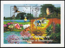 India HB 78 2010 Año Internacional De La Biodiversidad MNH - Otros & Sin Clasificación