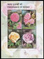 India HB 39 2007 Flores Fragancia De Rosas MNH - Autres & Non Classés