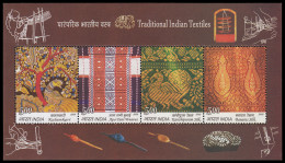 India HB 75 2009 Tejidos Tradicionales MNH - Andere & Zonder Classificatie