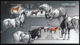 India HB 71 2009 Caballos Indios MNH - Otros & Sin Clasificación