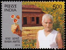 India 2601 2014 Personalidades Baba Amte MNH - Sonstige & Ohne Zuordnung