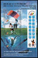 India HB 46 2007 4 Juegos Militares Mundiales CISM MNH - Autres & Non Classés