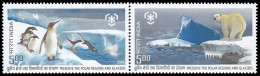 India 2214/15 2009 Protección De Las Regiones Polares Y Los Glaciares MNH - Sonstige & Ohne Zuordnung