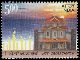 India 2167 2009 Iglesia De La Santa Cruz MNH - Sonstige & Ohne Zuordnung