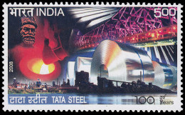 India 2033 2008 Centenario De La Empresa Siderúrgica Tata Steel MNH - Otros & Sin Clasificación