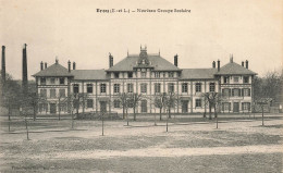 FRANCE - Brou - Nouveau Groupe Scolaire - Ecole - Cour - Carte Postale Ancienne - Other & Unclassified