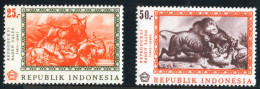 PI1/FAU1/VAR2 Indonesia  523/24 MNH - Indonesië