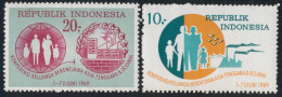 VAR2/S Indonesia 567/68 1969 Natalidad MNH - Indonesië