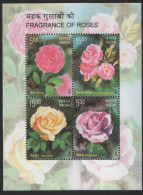 INDIA - Fragrance Of Roses " Perfume MS " - Unused Stamps