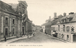 FRANCE - Evreux - La Rue Joséphine Et Le Palais De Justice - Parges - Carte Postale Ancienne - Evreux