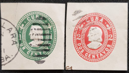 Cuba  Entier Postal Sur Fragment   Y&T - Geschnittene, Druckproben Und Abarten