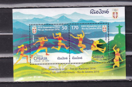 SERBIA--2016-OLYMPICS-RIO-MNH - Summer 2016: Rio De Janeiro