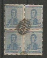 San Martin 20c Ultramar Fil Wheatley Bond - Used Stamps