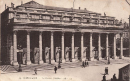 FRANCE - Bordeaux - Le Grand Théâtre - BR - Animé  - Carte Postale Ancienne - Bordeaux