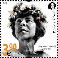 Finland Finnland Finlande 2020 Tove Jansson World Famous Writer And Artist National Art Day Peterspost Stamp MNH - Neufs