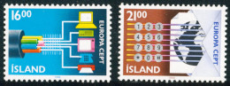 TRA2 Islandia Iceland 635/36 1988 MNH - Sonstige & Ohne Zuordnung