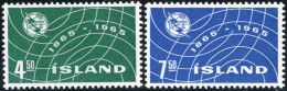 VAR1 Islandia Iceland 345/46 1965 MNH - Sonstige & Ohne Zuordnung